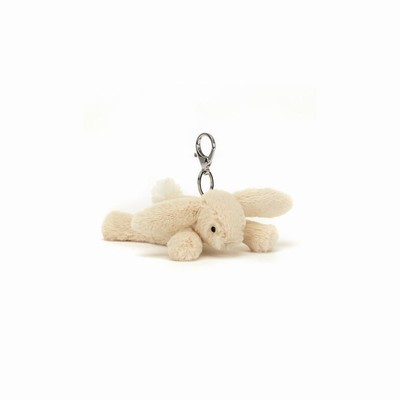 Jellycat Smudge Rabbit Bag Charm New Zealand | CMWNE0267